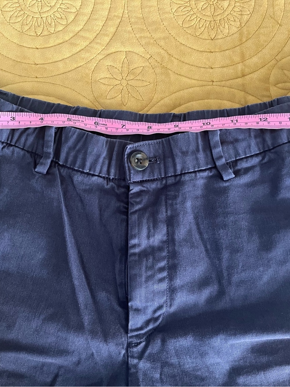 Men's Flat Front Shorts - Navy Bearbottom Dark Navy